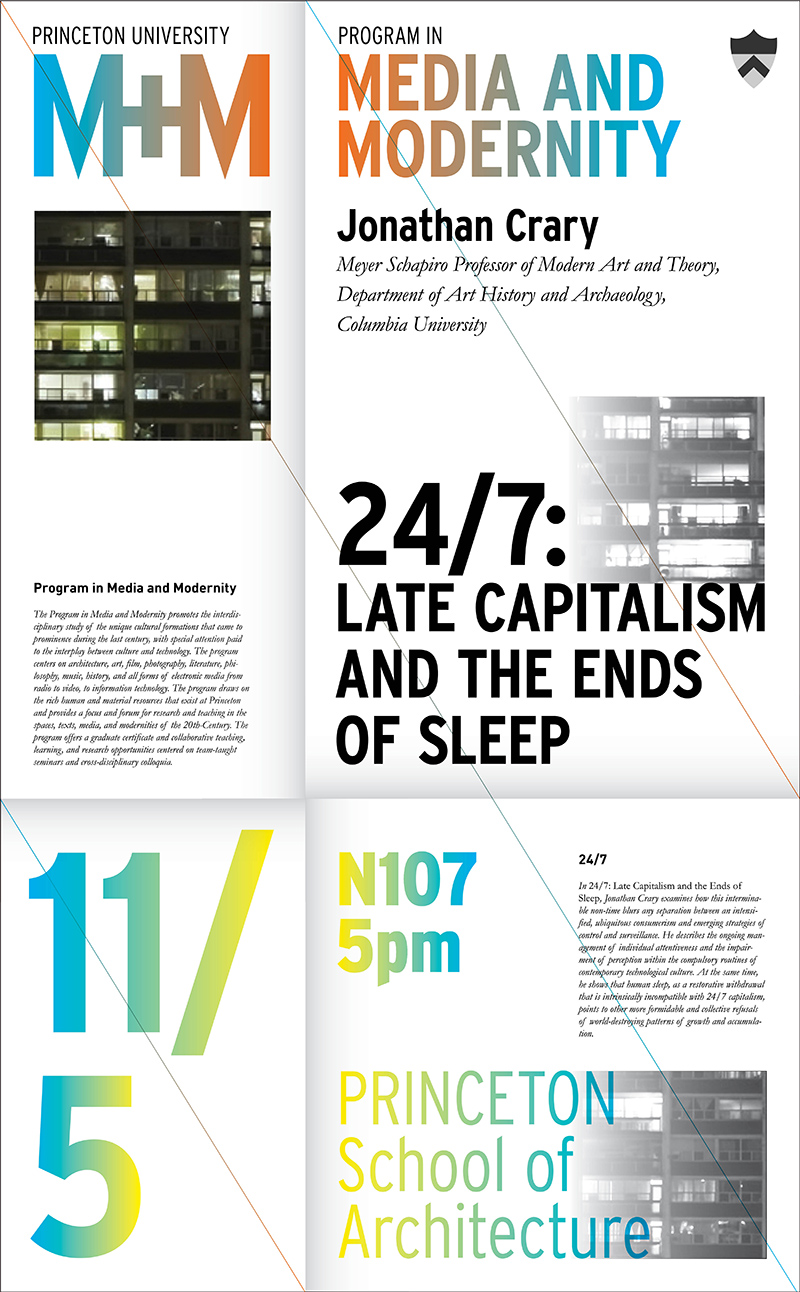 M M Jonathan Crary 24 7 Late Capitalism And The Ends Of Sleep Princeton University School Of Architecture
