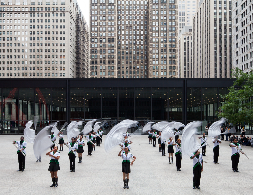"We Know How To Order," Bryony Roberts + South Shore Drill Team, Federal Plaza, October 2, 2015.