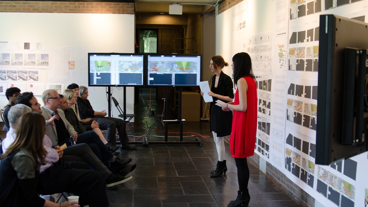 Dorit Aviv and Debbie Chen present in Alejandro Zaera-Polo's Design Studio.