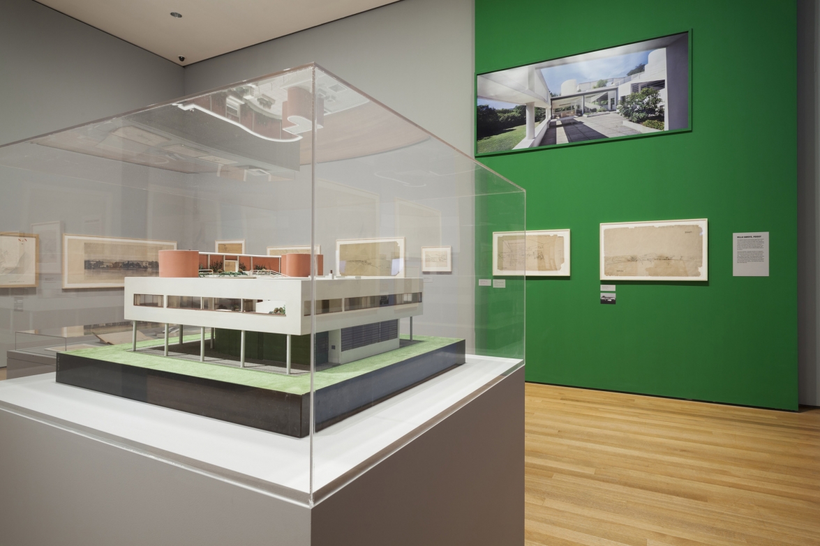 Installation view of the exhibition Le Corbusier: An Atlas of Modern Landscapes. June 15–September 23, 2013. © 2013 The Museum of Modern Art, New York. Photograph: Jonathan Muzikar